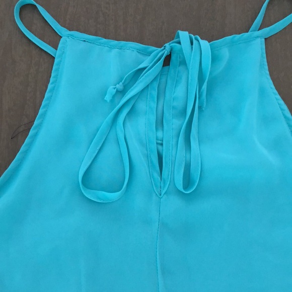 My Michelle light green dress with embroidered front. - Picture 3 of 4